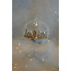 Bol 9 cm blauw hangend aan standaard 